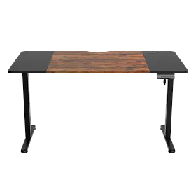 e-Freeflow 140 x 75 Dark Wood - Black