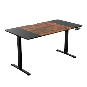 e-Freeflow 140 x 75 Dark Wood - Black