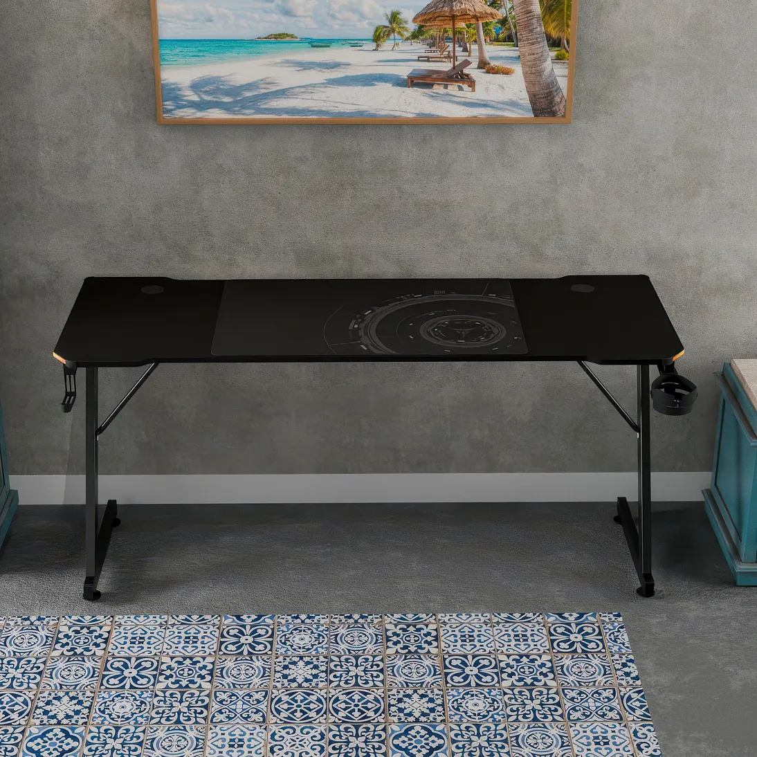 Trine 160 x 60 RGB Black, фото