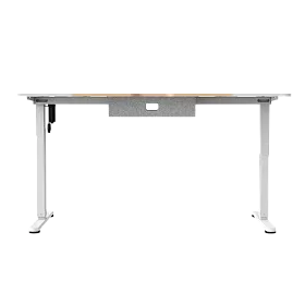 e-Freeflow 140 x 75 Light Wood - White