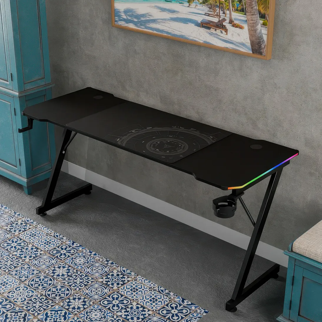 Trine 160 x 60 RGB Black, фото