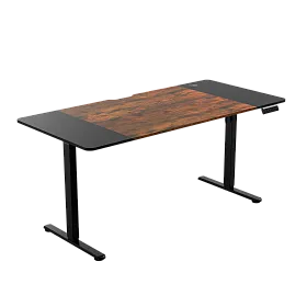 e-Freeflow 160 x 75 Dark Wood - Black