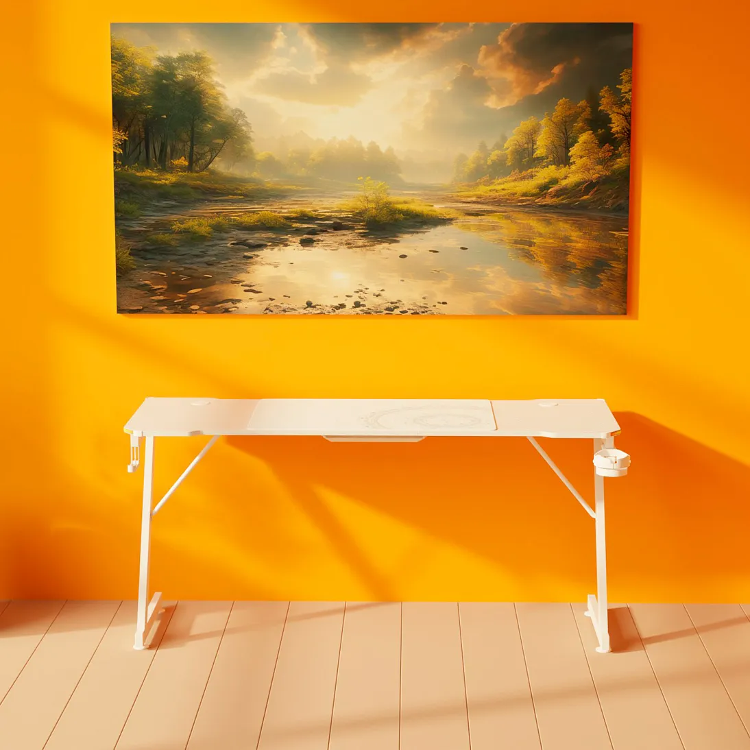 Trine 160 x 60 RGB White, фото