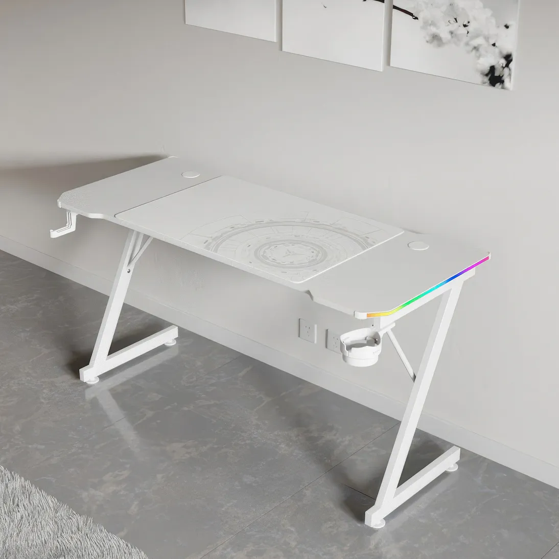 Trine 140 x 60 RGB White, фото