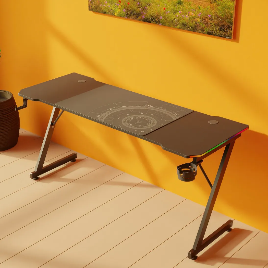 Trine 160 x 60 RGB Black, фото